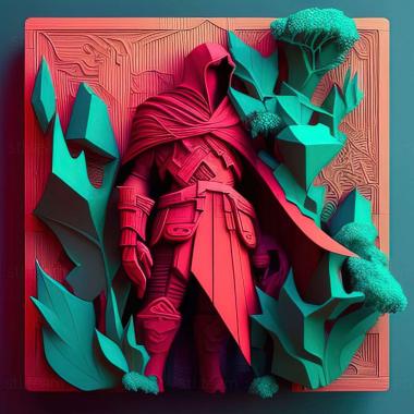 3D model Hyper Light Drifter game (STL)